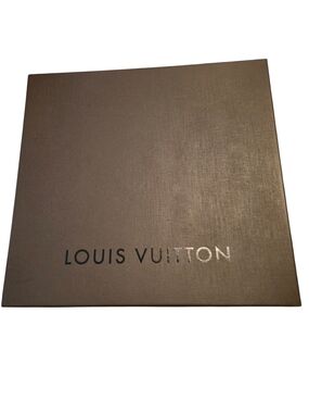 Louis Vuitton Brown Gift Box with Reciept Envelope And Tissue
